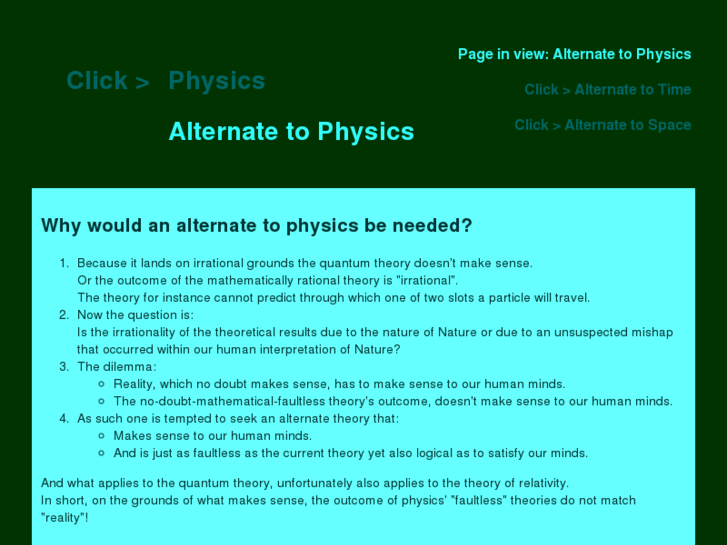 www.alternate-to-physics.com