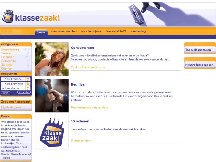 www.klassezaak.nl