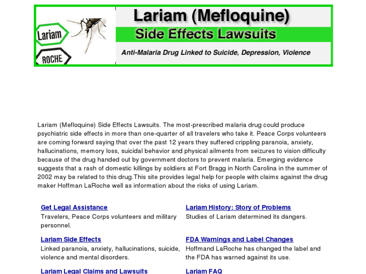 www.lariam-larium-side-effects.com