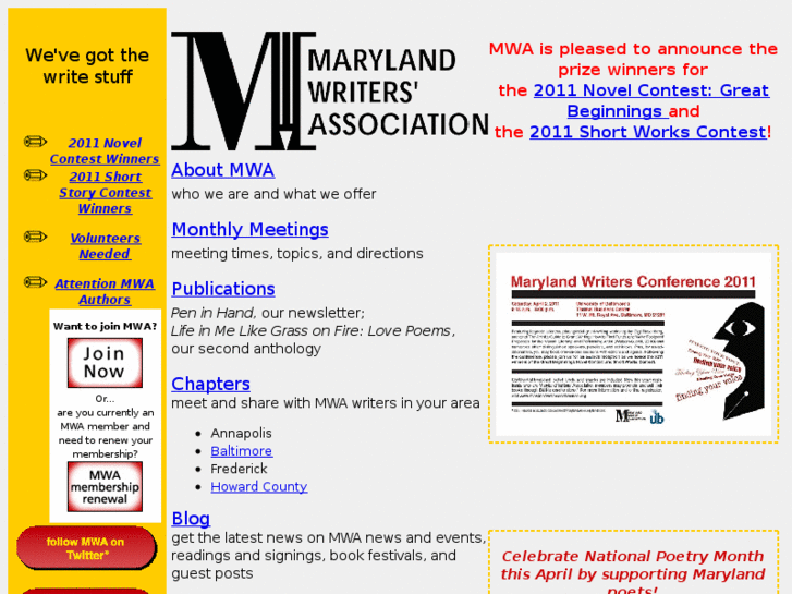 www.marylandwriters.org