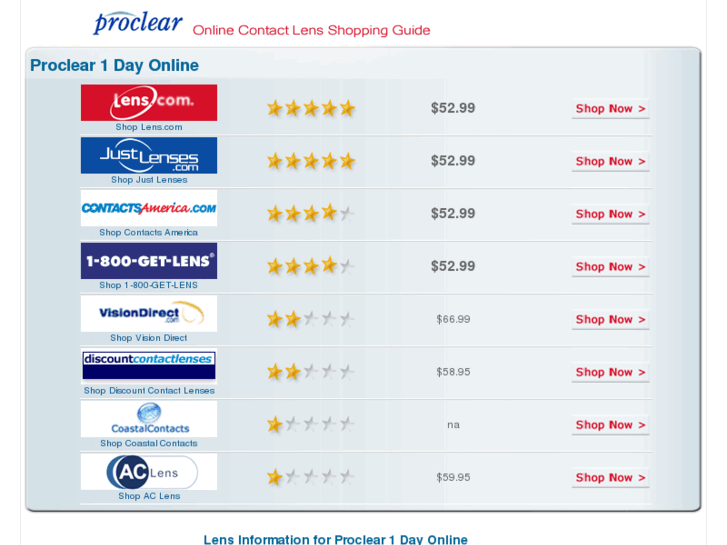 www.proclear1dayonline.com