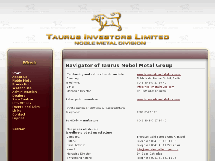 www.taurusinvestors.com