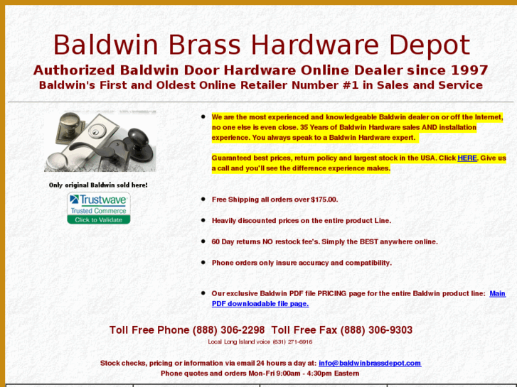 www.baldwinbrassdepot.com