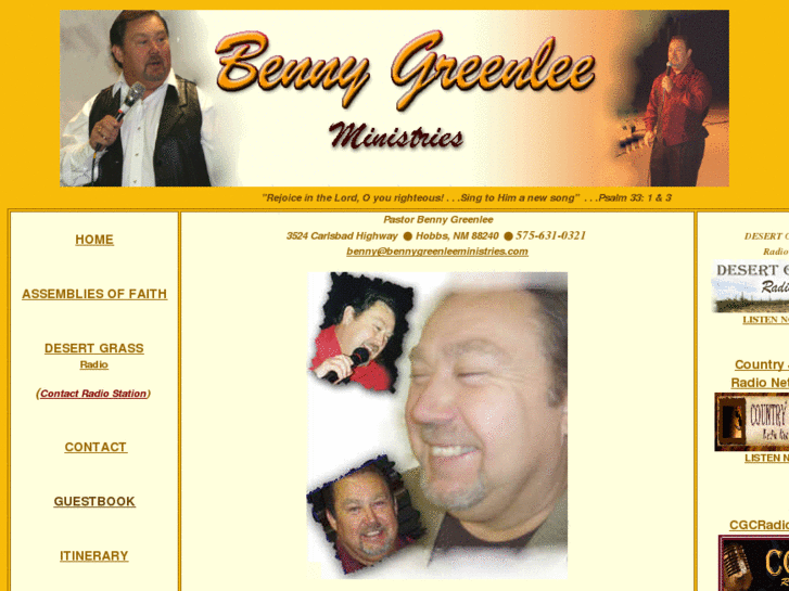 www.bennygreenleeministries.com