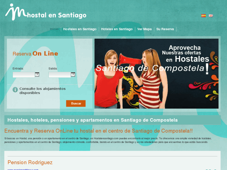 www.hostalensantiago.com