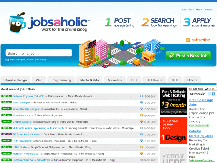 www.jobsaholic.com