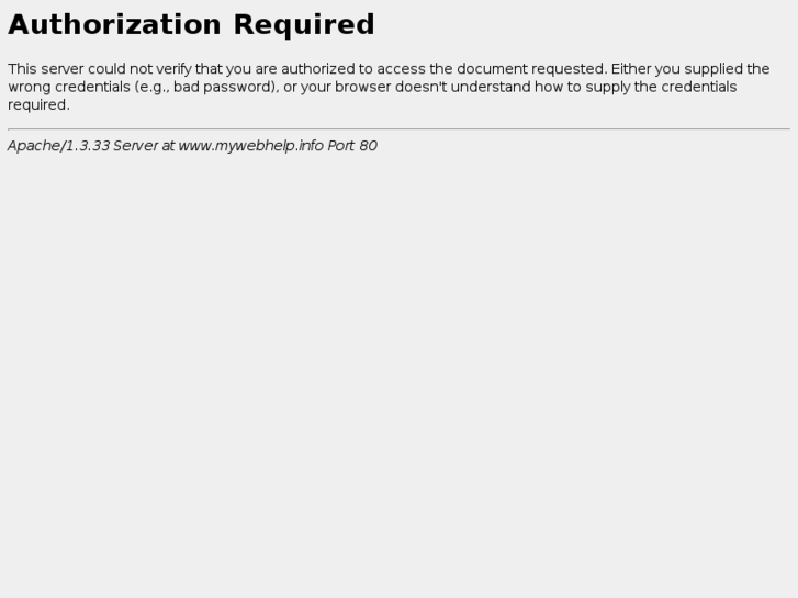 www.mywebhelp.info