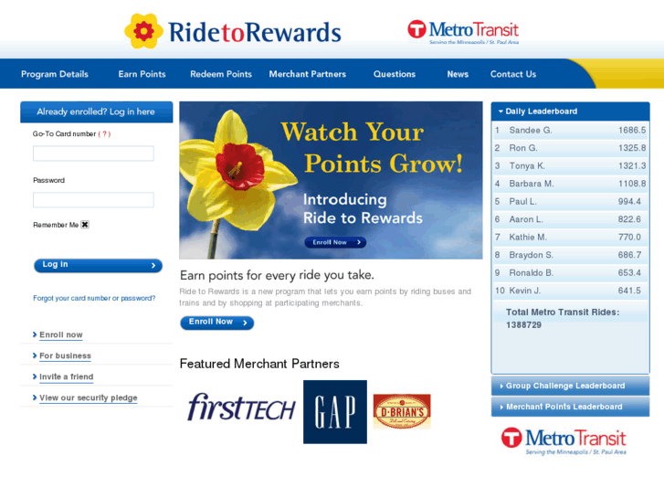 www.ridetorewards.com