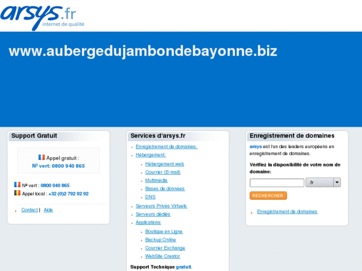 www.aubergedujambondebayonne.biz