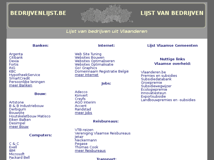 www.bedrijvenlijst.be