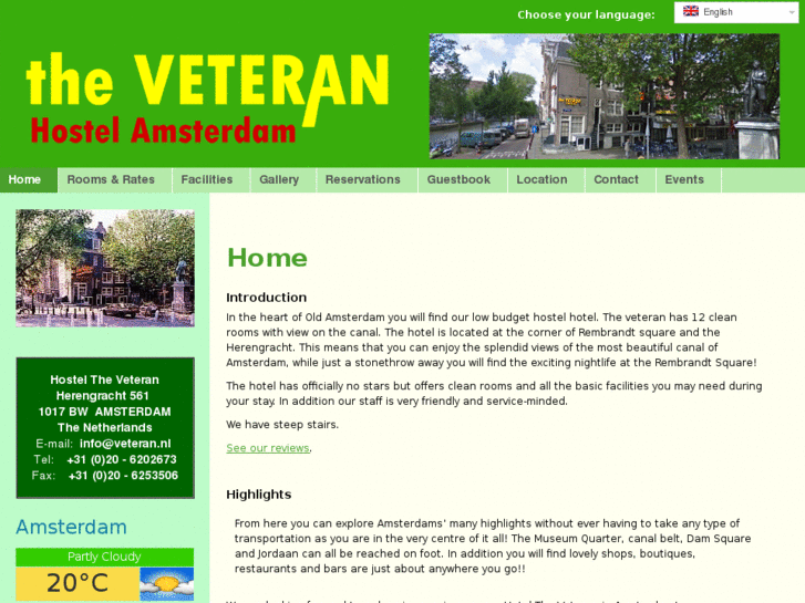 www.hosteltheveteran.nl