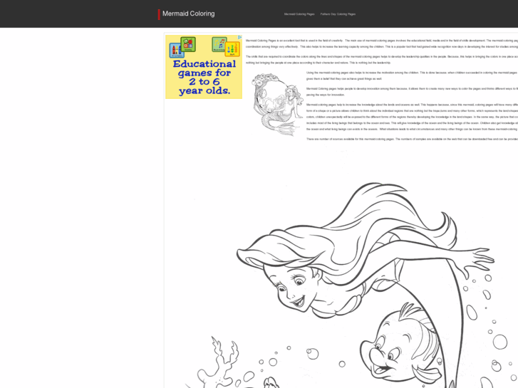 www.mermaidcoloringpages.com