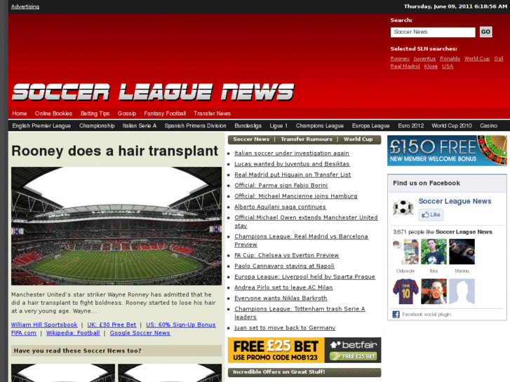 www.soccerleaguenews.com