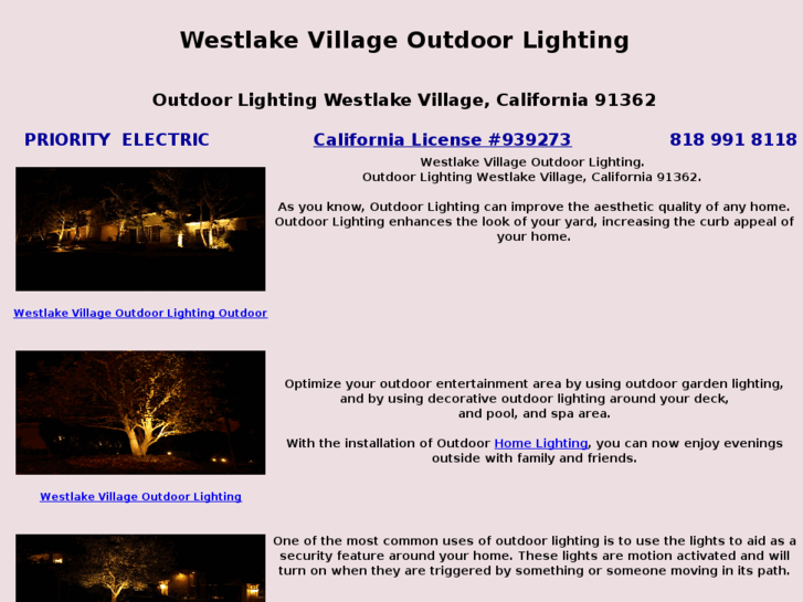 www.westlakevillageoutdoorlighting.com