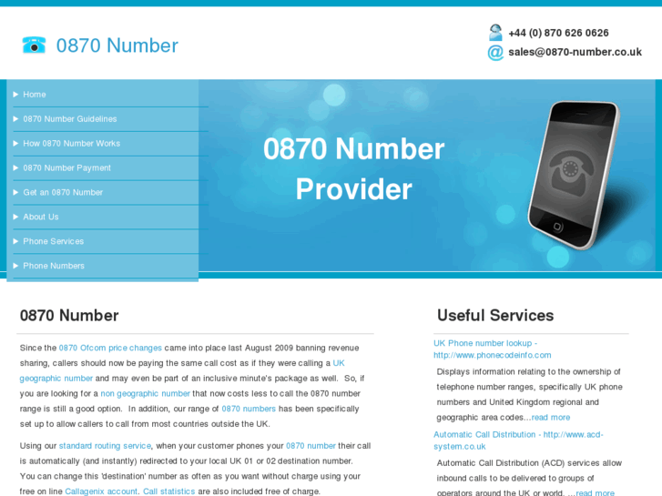 www.0870-number.co.uk