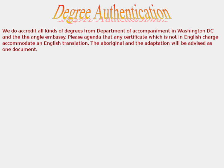 www.degreeauthentication.com