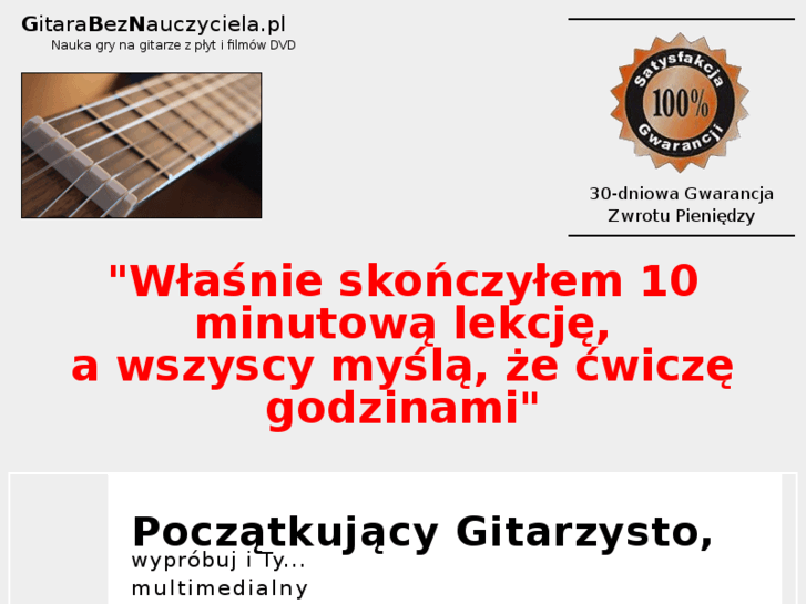 www.gitarabeznauczyciela.pl