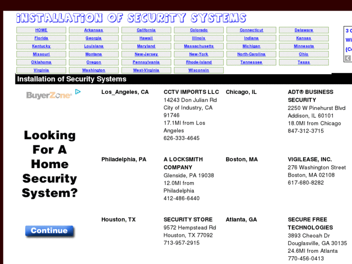 www.installationofsecuritysystems.com