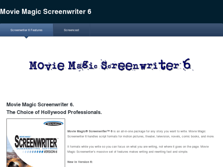 www.moviemagicscreenwriter6.com