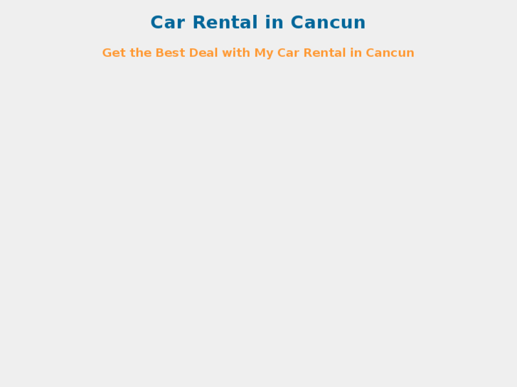 www.mycarrentalincancun.com