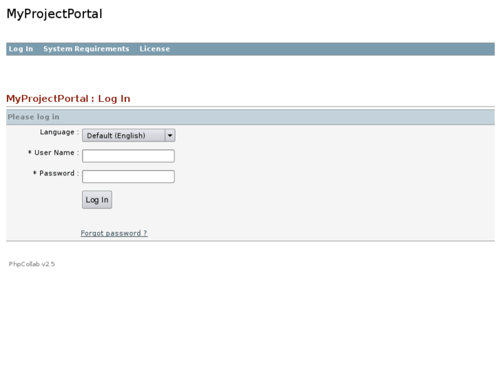 www.myprojectportal.net