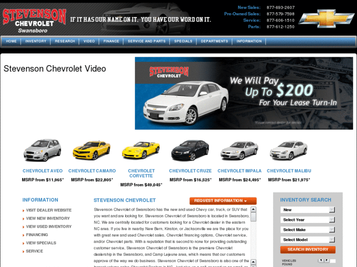 www.stevensonchevrolet.com