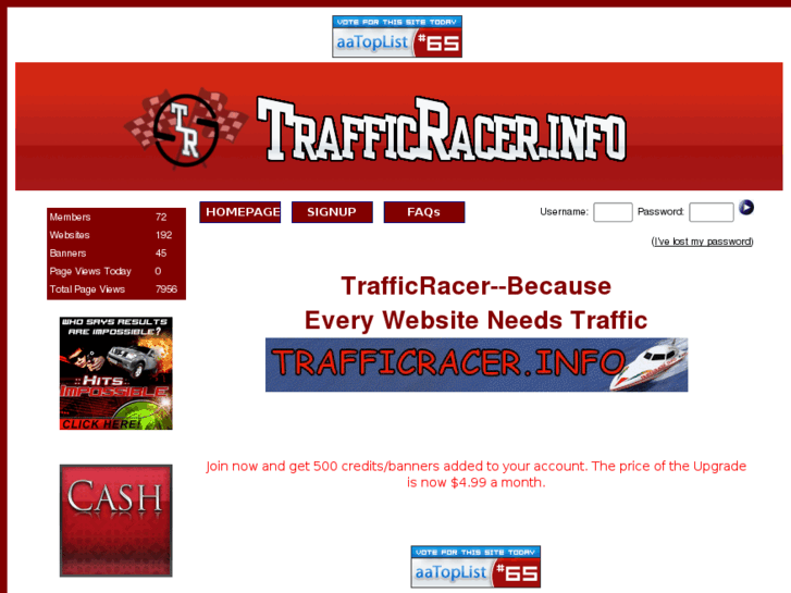 www.trafficracer.info