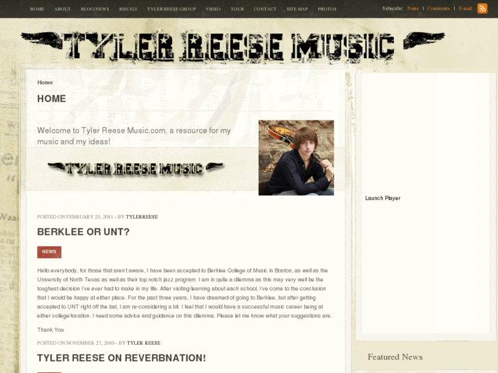 www.tylerreesemusic.com