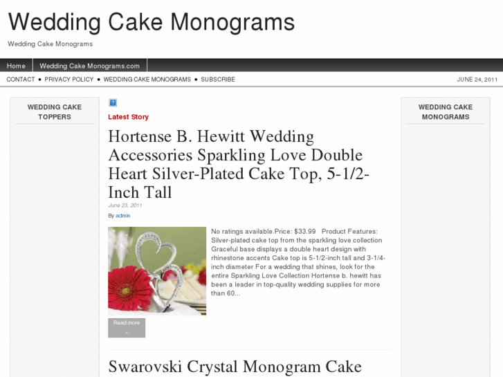 www.weddingcakemonograms.com