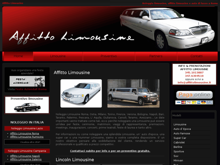 www.affittolimousine.it