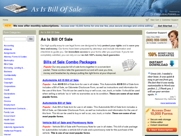 www.asisbillofsale.com