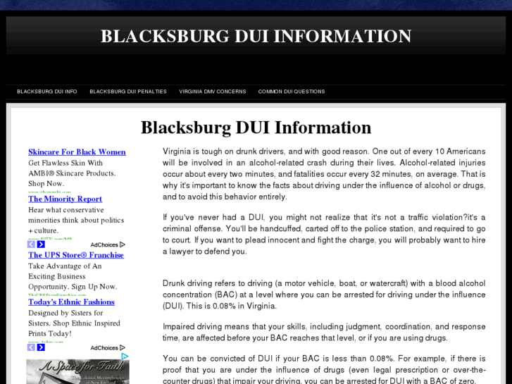 www.blacksburgduiinfo.com