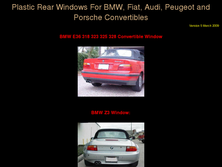 www.bmw-convertible-window.com