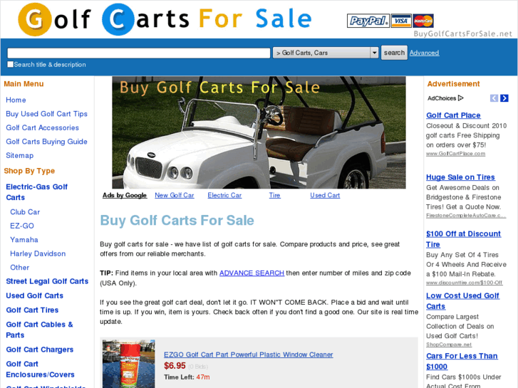 www.buygolfcartsforsale.com