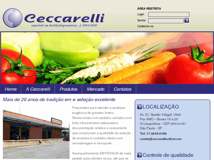 www.ceccarellihortifruti.com.br