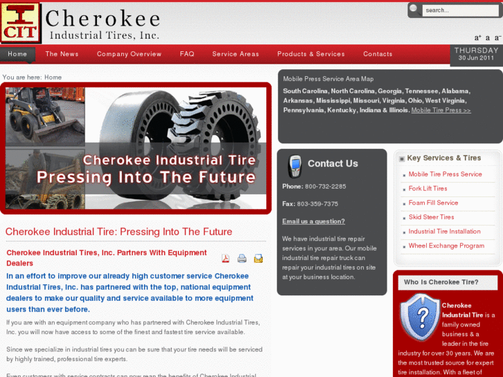 www.cherokeetire.com