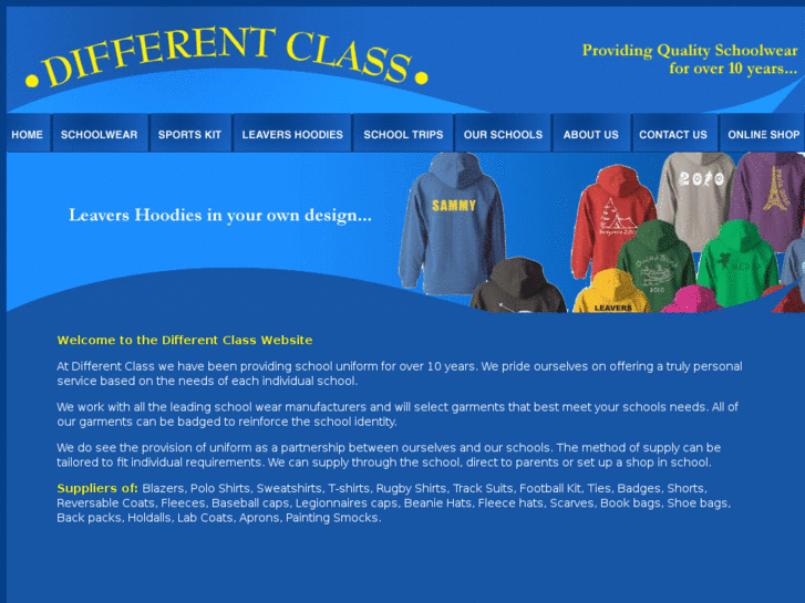 www.differentclassschoolwear.co.uk