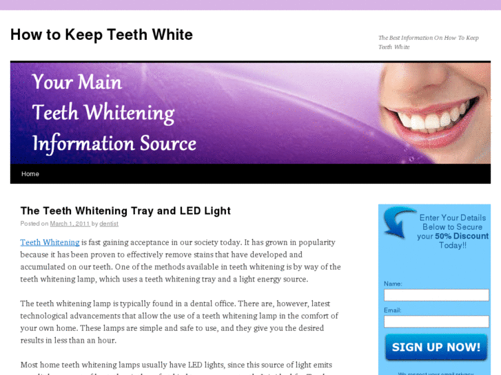 www.howtokeepteethwhite.com