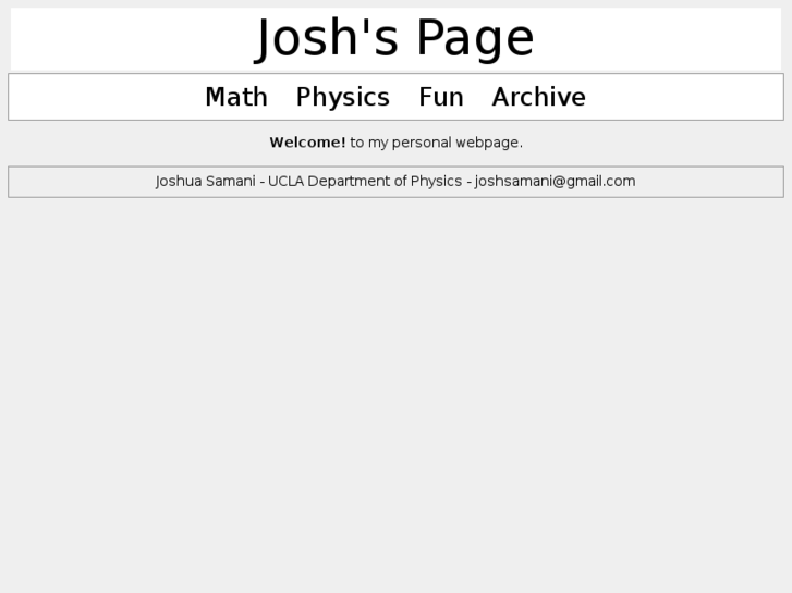 www.joshsamani.com