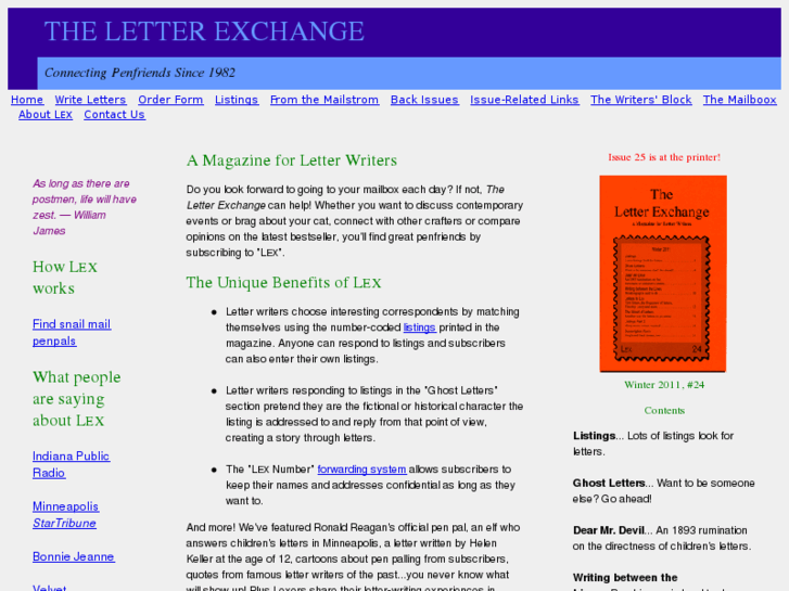 www.letter-exchange.com