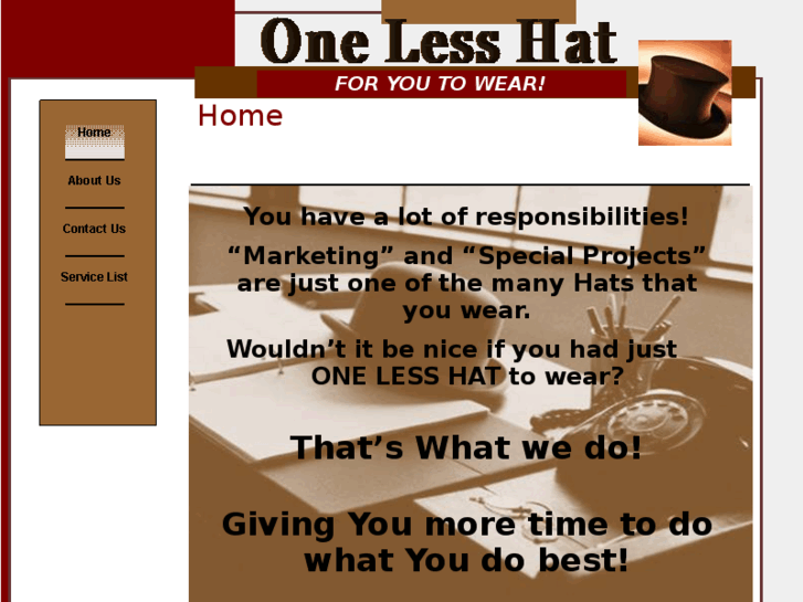 www.onelesshat.com