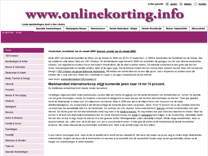 www.onlinekorting.info