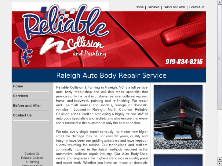 www.reliablecollisionraleigh.com