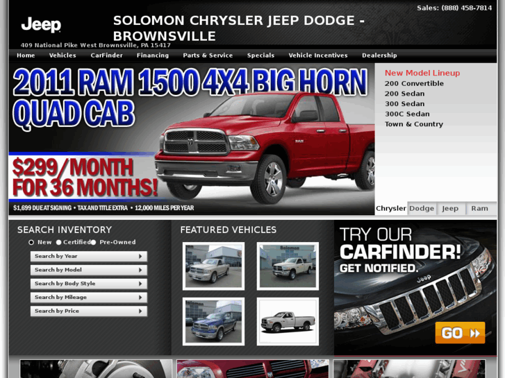 www.solomonchryslerlerjeepdodgebrownsville.com