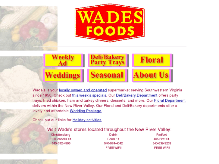 www.wades-foods.com