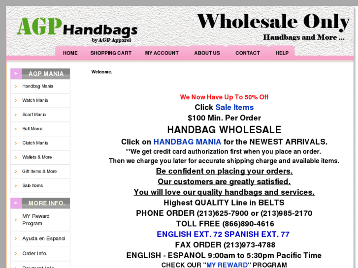 www.agphandbags.com