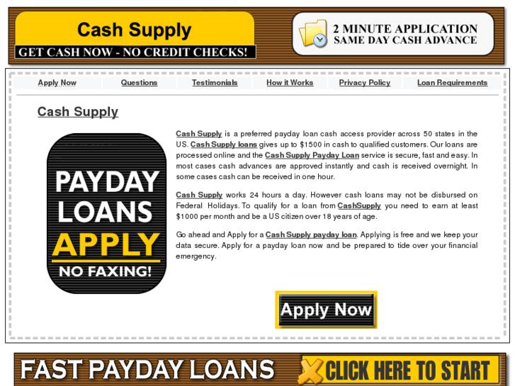 www.cashsupply.net