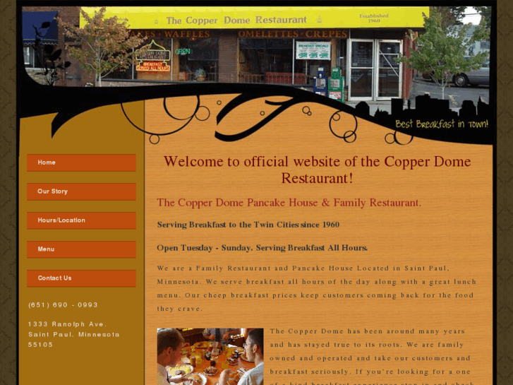 www.copperdomerestaurant.com