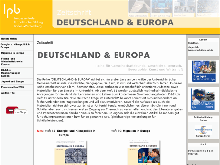 www.deutschlandundeuropa.de