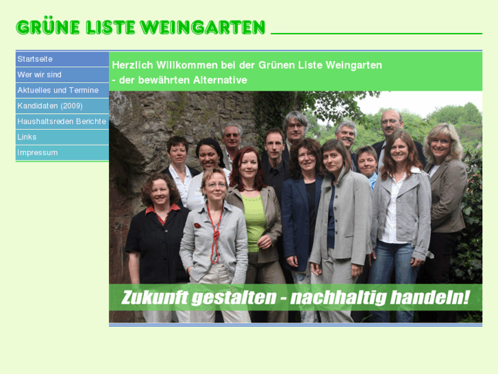 www.gruenelisteweingarten.de